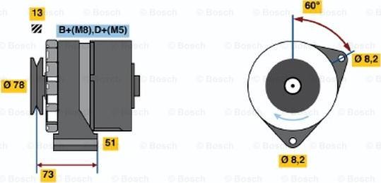 BOSCH 0 986 030 670 - Alternatore autozon.pro