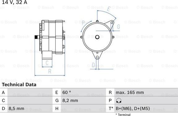 BOSCH 0 986 030 140 - Alternatore autozon.pro