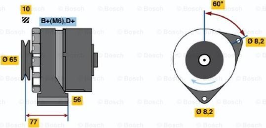 BOSCH 0 986 030 850 - Alternatore autozon.pro