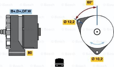 BOSCH 0 986 030 320 - Alternatore autozon.pro