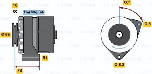 BOSCH 0 986 030 700 - Alternatore autozon.pro