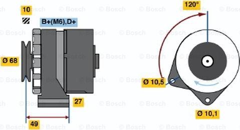 BOSCH 0 986 031 460 - Alternatore autozon.pro