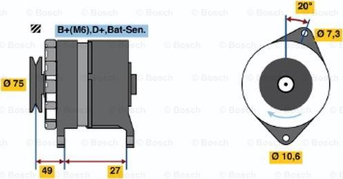 BOSCH 0 986 031 641 - Alternatore autozon.pro