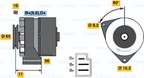 BOSCH 0 986 031 080 - Alternatore autozon.pro