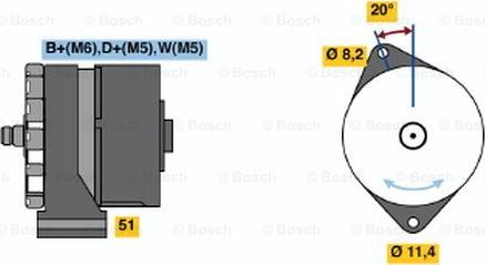 BOSCH 0 986 031 190 - Alternatore autozon.pro