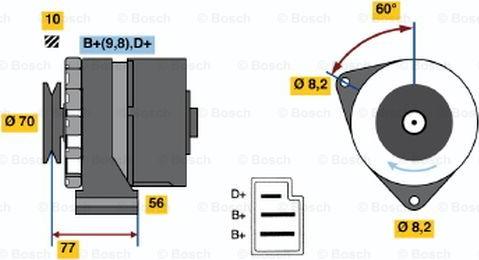 BOSCH 0 986 031 390 - Alternatore autozon.pro