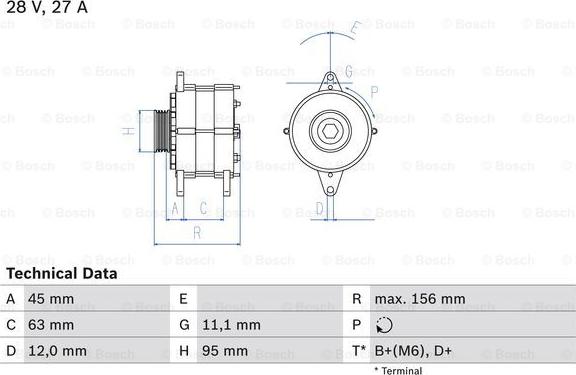 BOSCH 0 986 031 340 - Alternatore autozon.pro