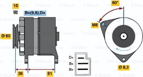 BOSCH 0 986 031 380 - Alternatore autozon.pro