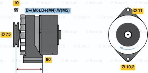 BOSCH 0 986 031 370 - Alternatore autozon.pro