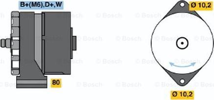 BOSCH 0 986 031 250 - Alternatore autozon.pro