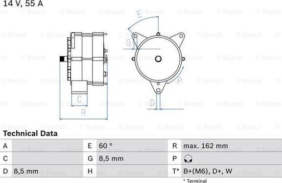 BOSCH 0 986 031 270 - Alternatore autozon.pro