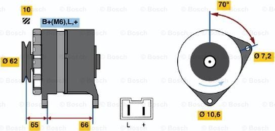 BOSCH 0 986 031 711 - Alternatore autozon.pro