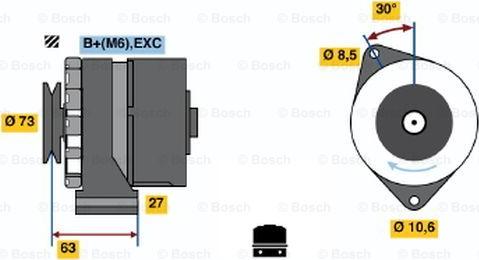 BOSCH 0 986 031 771 - Alternatore autozon.pro