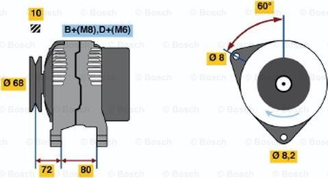 BOSCH 0 986 038 960 - Alternatore autozon.pro