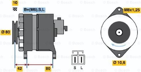 BOSCH 0 986 038 930 - Alternatore autozon.pro