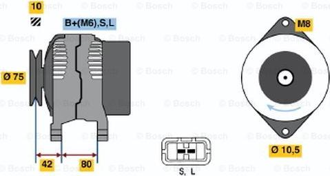 BOSCH 0 986 038 920 - Alternatore autozon.pro