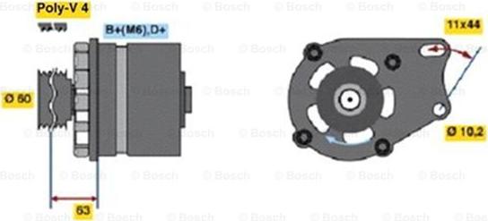 BOSCH 0 986 038 621 - Alternatore autozon.pro