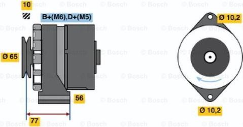 BOSCH 0 986 038 190 - Alternatore autozon.pro