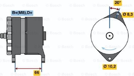 BOSCH 0 986 038 351 - Alternatore autozon.pro