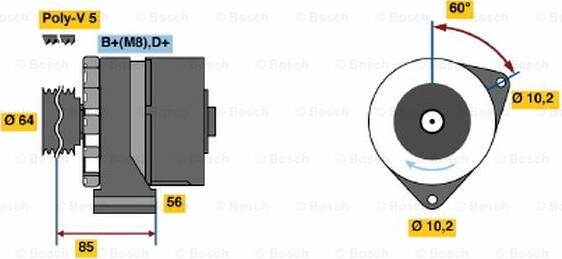 BOSCH 0 986 033 900 - Alternatore autozon.pro