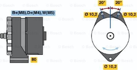 BOSCH 0 986 033 100 - Alternatore autozon.pro