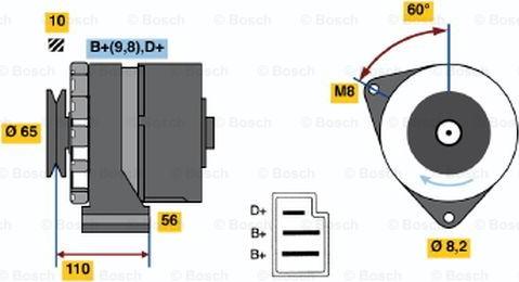 BOSCH 0 986 033 180 - Alternatore autozon.pro