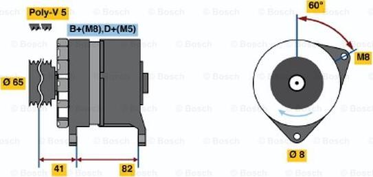 BOSCH 0 986 033 130 - Alternatore autozon.pro