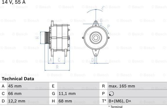 BOSCH 0 986 033 890 - Alternatore autozon.pro