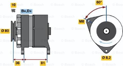 BOSCH 0 986 033 310 - Alternatore autozon.pro