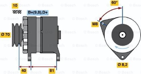 BOSCH 0 986 033 240 - Alternatore autozon.pro