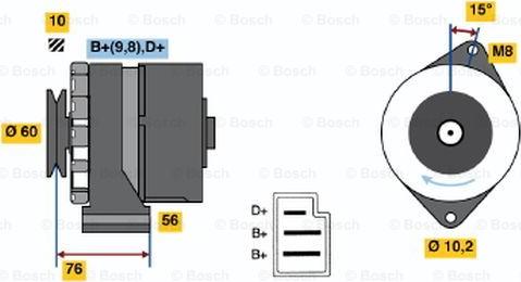 BOSCH 0 986 033 260 - Alternatore autozon.pro