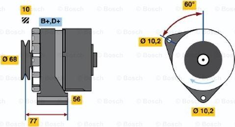 BOSCH 0 986 033 710 - Alternatore autozon.pro