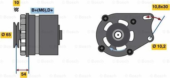 BOSCH 0 986 032 340 - Alternatore autozon.pro