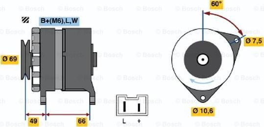 BOSCH 0 986 032 320 - Alternatore autozon.pro