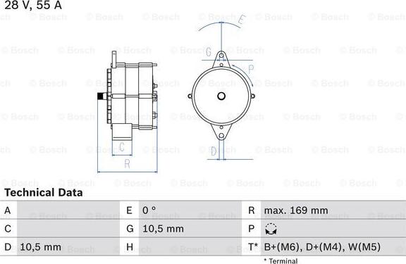 BOSCH 0 986 032 720 - Alternatore autozon.pro