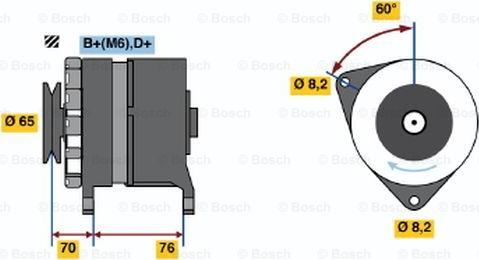 BOSCH 0 986 037 460 - Alternatore autozon.pro