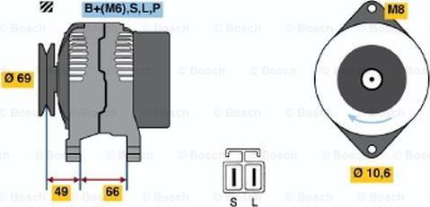 BOSCH 0 986 037 691 - Alternatore autozon.pro