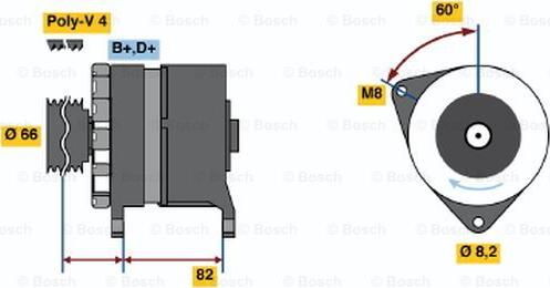 BOSCH 0 986 037 040 - Alternatore autozon.pro