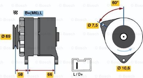 BOSCH 0 986 037 051 - Alternatore autozon.pro