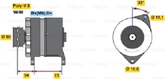 BOSCH 0 986 037 160 - Alternatore autozon.pro