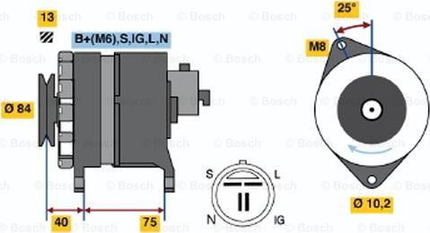 BOSCH 0 986 037 841 - Alternatore autozon.pro