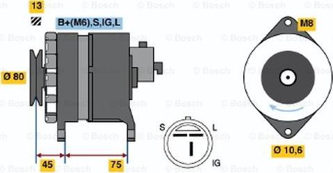 BOSCH 0 986 037 831 - Alternatore autozon.pro