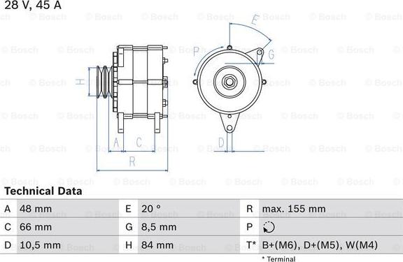 BOSCH 0 986 037 221 - Alternatore autozon.pro