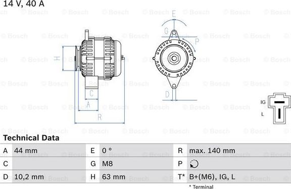 BOSCH 0 986 037 271 - Alternatore autozon.pro