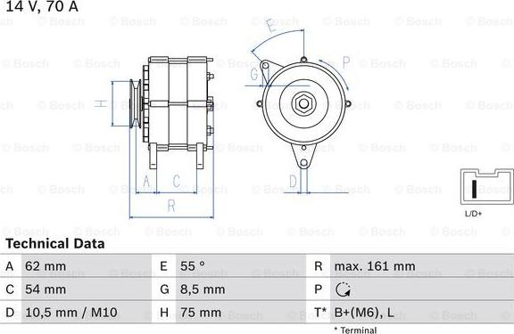 BOSCH 0 986 037 791 - Alternatore autozon.pro