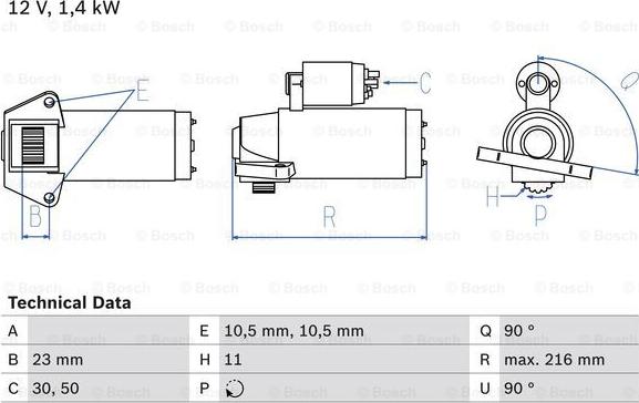 BOSCH 0 986 029 080 - Motorino d'avviamento autozon.pro