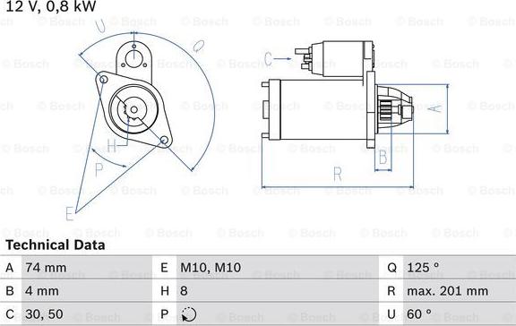 BOSCH 0 986 029 200 - Motorino d'avviamento autozon.pro