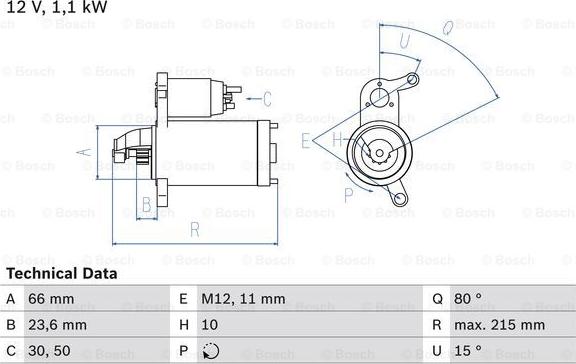 BOSCH 0 986 024 010 - Motorino d'avviamento autozon.pro