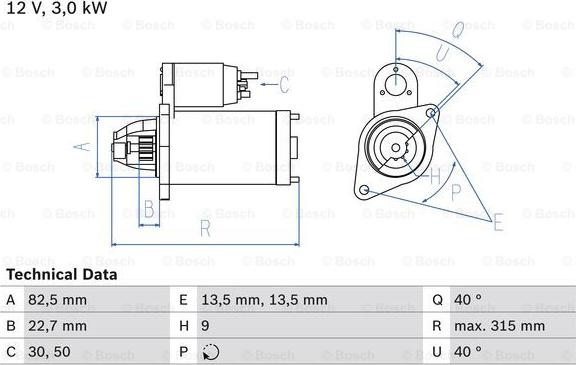 BOSCH 0 986 024 080 - Motorino d'avviamento autozon.pro