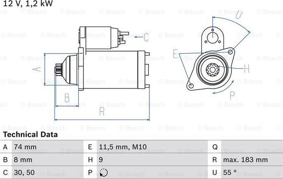 BOSCH 0 986 024 260 - Motorino d'avviamento autozon.pro